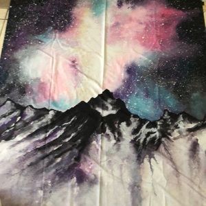 Society6 Watercolor Mountain Tapestry